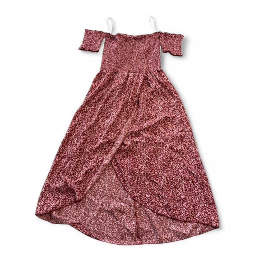 Floral Forever 21 Off-Shoulder Maxi Dress